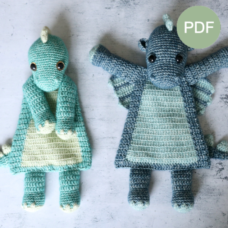 Draak of Dino Lappenpop Pdf Patroon